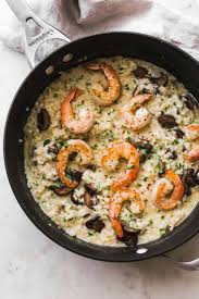 Try it and step into garlicky lemon pasta dinner heaven. Mushroom Parmesan Shrimp Risotto Recipe Little Spice Jar
