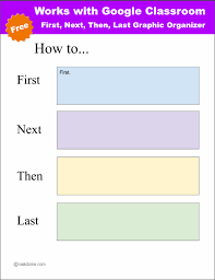Maybe you would like to learn more about one of these? Google Classroom First Next Then Last Graphic Organizer K 5 Technology Lab