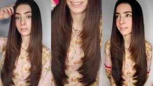 By cutting layers in your hair, you add texture and volume. Long Layers Haircut At Home Step By Step Long Layered Haircut Tutorial Youtube