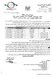 Ù†Ù…Ø§Ø°Ø¬ Ø£Ø³Ø¦Ù„Ø© ÙˆØ³Ù„Ù… ØªØµØ­ÙŠØ­ Ø§Ù„Ø§Ø®ØªØ¨Ø§Ø±Ø§Øª Ø§Ù„ÙˆØ²Ø§Ø±ÙŠØ© Ø§Ù„Ù…ÙˆØ­Ø¯Ø© Ù„Ù„Ø«Ø§Ù…Ù† ÙˆØ§Ù„Ø­Ø§Ø¯ÙŠ Ø¹Ø´Ø±Ø§Ù„Ø³ÙˆØ±ÙŠ Ù„Ù„ÙØµÙ„ Ø§Ù„Ø«Ø§Ù†ÙŠ 2019