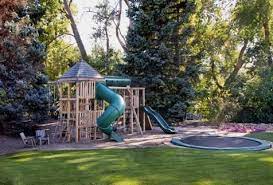 Is Your Backyard Safe For Kids How To Design A Kid Friendly Backyard Play Area Backyard Backyard Play Backyard Playground