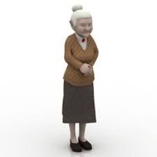 Foreign Granny Model 3d Model Download Free 3d Models Download 3d Toys 3d Visualization Childrens