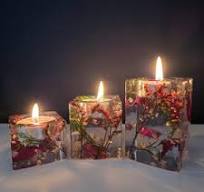 Resin candle holder - Etsy Nederland