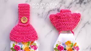 Starting in the 3rd ch from the hook, work a pique stitch in every ch (30 sts). How To Crochet Towel Toppers With Hidden Ring Easy Kitchen Towels By Naztazia Youtube