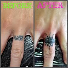 Weddingring Coverup Initials Lotus Smalltattoo Tattoo Studio13tattoomg Print Tattoos Paw Print Tattoo Fish Tattoos