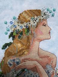 Mirabilia mermaid cross stitch patterns. Mirabilia Enchanted Mermaid Cross Stitch Pattern