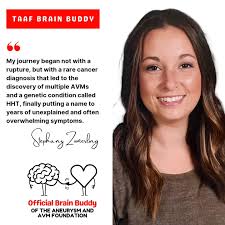 Meet Stephany Zumerling — mother, advocate, and one of TAAF's incredible  Brain Buddies 💜 In honor of Stroke Awareness Month, we're spotlighting the  powerful voices that make up the TAAF Brain Buddy