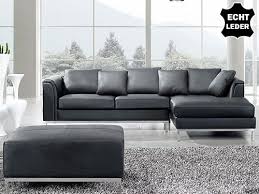 Ledersofa Ledercouch Schwarz Ecksofa Eckcouch Oslo Ledercouch Moderner Schnitt Echt Leder Sofa