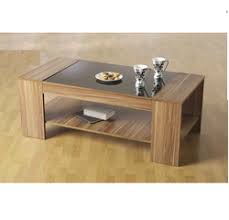 Some glass coffee tables can be shipped to you at home, while others can be picked up in store. Brown Glass Coffee Table Sathya Corporation Id 10026065548