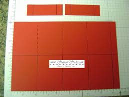 Step 16 fold and create the card box base. How To Make A Card In A Box Stampin Studio