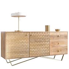 Check out our low sideboard selection for the very best in unique or custom, handmade pieces from our мебель для гостиной shops. Industrial Sideboard On Golden Brass Legs Giving You An Elegant Industrial Unit Chalfont In Wood Doors Interior Contemporary Shelving Interior Doors For Sale