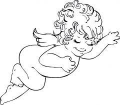 Hand outline drawing, hand drawing, template, white, face png. Outline Plump Cherub Angel Tattoo Design Tattooimages Biz