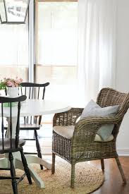 New Chairs In The Breakfast Nook Wicker Chairs For Any Budget Affordable Leather Chair Wooden Dining Room Chairs Wicker Dining Chairs