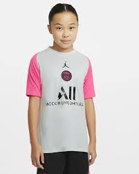 Png&svg download, logo, icons, clipart. Paris Saint Germain Strike Older Kids Short Sleeve Football Top Nike Ae