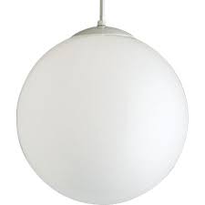 Progress Lighting 1 Light White Pendant With White Opal Glass P4406 29 The Home Depot Progress Lighting Progress Lighting Pendant Pendant Lighting