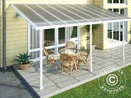 Cubierta Para Patio Feria 3x5 46m Blanco Aluminum Pergola Pergola Patio Patio