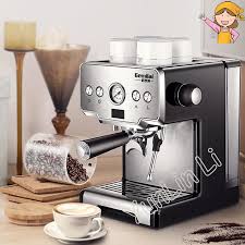 Stainless Steel Coffee Maker With Milk Espresso Semi Automatic Stainless Steel Coffee Maker Coffee Maker Coffee Maker Machine