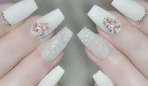 Diseños de uñas blancas con piedras. Diseno Imagenes De Unas Blancas Diseno De Unas