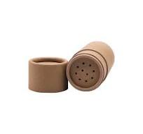 Kraft Paper Tube Box with Sifter | Kraft Cardboard Container ...