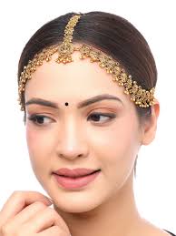Buy Yellow Chimes Women Gold Head Jewellery Online at Best Price