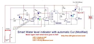 Arduino based automatic water level indicator and controller. Automatic Water Level Controller For Submersible Pump Without Ic Electronic Projects Design Ideas Electronics Lab Com Community