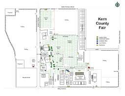 Kern County Fair Map Bakersfield Ca Mappery