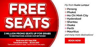 It's usually every march, may or june, september, and november or december. Airasia Free Seats Returns This September Economy Traveller