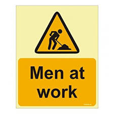 Men At Work Sign Farm Safety Signs Proper signage may even help reduce your annual insurance rates. men at work sign farm safety signs
