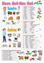 Have Got Has Got English Esl Worksheets For Distance Learning And Physical Classrooms In 2021 English Grammar Worksheets English Grammar English Lessons