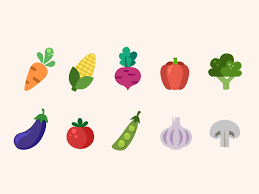 Vegetable Icon Set Icon Set Design Icon Set Vegetable Drawing
