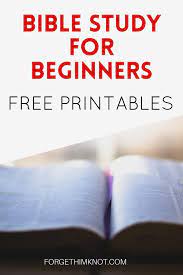 Bible Study For Beginners Plus A Free Bible Lesson Forget Him Knot Bible Studies For Beginners Bible Lessons Christian Bible Study