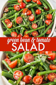 Green Bean Tomato Salad Recipe Green Bean Salad Recipes Green Bean Recipes Healthy Green Beans