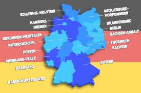 Die bundesrepublik deutschland liegt im herzen europas und ist ein weltoffenes, demokratisches land mit großer tradition und lebendiger gegenwart. Alle 16 Bundeslander Von Deutschland Auf Einen Blick