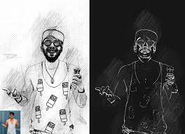 Pin On Pencil Sketch Photoshop Action