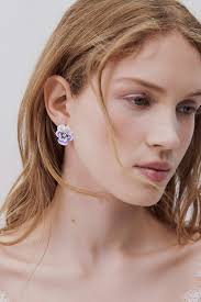 boucles d'oreilles fleur
