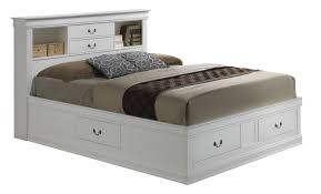 Canopy, poster, slat, sleigh, platform, upholstered & more. White Queen Size Bedroom Sets With Storage Trendecors