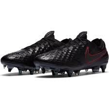 Nike Tiempo Legend 8 Elite Sg Pro Anti Clog Traction Black Dk Smoke Grey Chile Red Pro Keepers Line