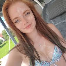 Redhead Girl Covered In Cum | Niche Top Mature