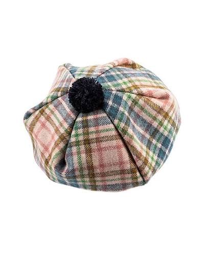 Pink Castle Tartan Lambswool Tammy Hat