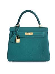 The realreal is the world's #1 luxury consignment online store. Bag Hermes Kelly 25 Retourne Togo Malachite Gold Hardware New Vintage United Com