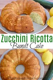 Zucchini Ricotta Bundt Cake Ciambella Recipe In 2020 Italian Breakfast Recipes Bundt Cake Breakfast Cake