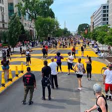 Is the capital of the united states of america and the seat of its three branches of government, as well as the federal district of the u.s. Washington Mayor Stands Up To Trump And Unveils Black Lives Matter Mural Washington Dc The Guardian