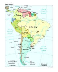 En colombia, como anunciamos, se pueden evidenciar regiones naturales, con distintos climas, relieves y ecosistemas. South America Political Map Gifex