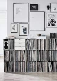 platenkast inspiratie homease vinyl storage record shelf interior