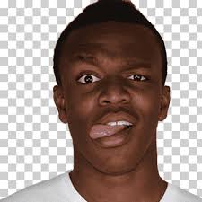 The top of the forehead is marked by the hairline, the edge of the area where hair on the scalp grows. Ksi Youtuber Laid In America United Kingdom Tongue Face People Head Png Klipartz
