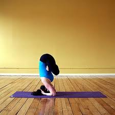 When Stress Headaches Hop On Your Yoga Mat Headstand Headstand Yoga Yoga Poses