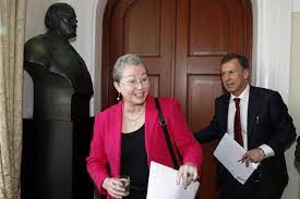 She was a member of the conservative party. Nobel Committee Replaces Chairman Thorbjorn Jagland With Kaci Kullmann Five Wsj