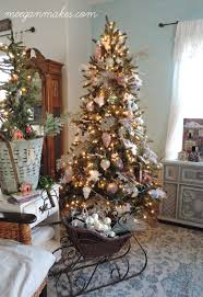 Bits are most likely to put up their christmas tree and christmas decorations on the second week of december. Vintage Cottage Christmas Tour What Meegan Makes Cottage Christmas Christmas Tree Trimming Christmas Tree Decorations