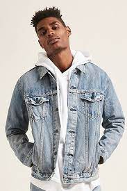 Levis Distressed Denim Jacket Distressed Denim Jacket Mens Outfits Leather Sleeve Jacket