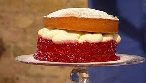 This classic afternoon tea victoria sponge recipe is about precision sponge making, wonderful jam and gorgeous jersey cream . James Martin Victoria Sponge With Raspberry Jam Recipe On Saturday Kitchen James Martin Recipes Raspberry Jam Recipe Delicious Cake Recipes